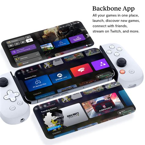 Backbone One Mobile Gaming Controller For Iphone Playstation Edition