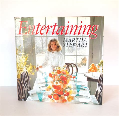 Vintage Cookbook Martha Stewart Entertaining 1982 Hardcover