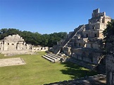 The ancient Mayan city of Edzná in the Yucatán Peninsula of Mexico. : r ...