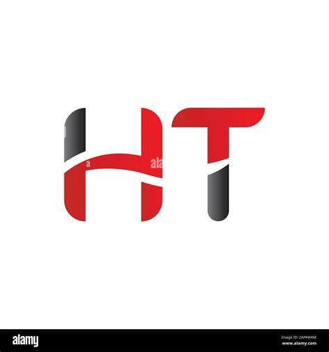 Letter Ht Logo Design Vector Template Initial Linked Letter Ht Vector