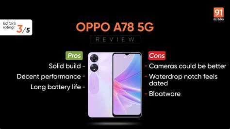 Oppo A78 5g Review A Well Built Contender With Solid Battery Life