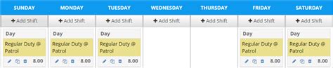 Other common types of rotating shift schedule. Most Common Patrol Rotations for 75 Officers - 3 Schedule Examples