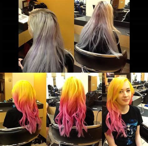 pink lemonade hair by alex at monroeville womens hairstyles latest hairstyles hair styles