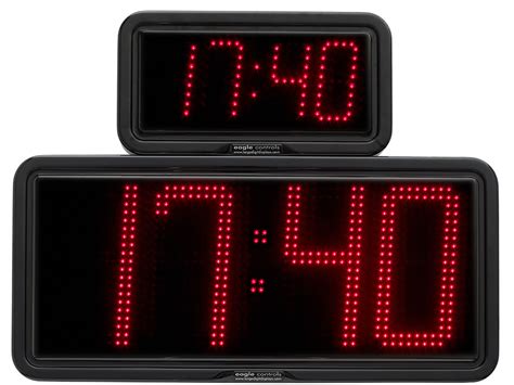 Large Digit Led Real Time Clocks Date Temperature