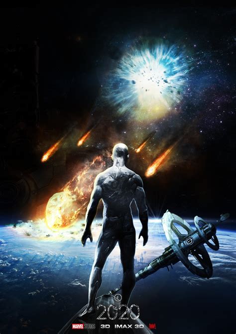Mcu Fan Made Silver Surfer Film Poster He Is Coming To The Mcu So Soon