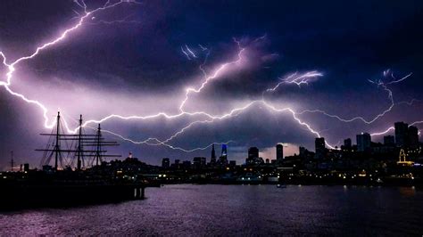 Amazing Photos Of The Bays Epic Lightning Storm
