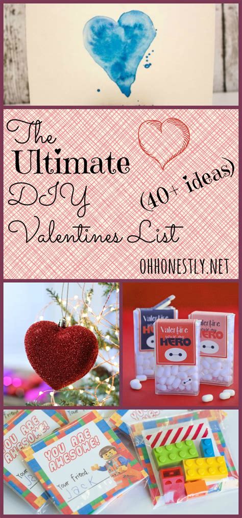 The Ultimate Diy Valentines List 40 Ideas