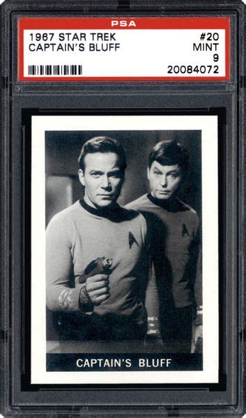 1967 Leaf Star Trek Captains Bluff Psa Cardfacts®