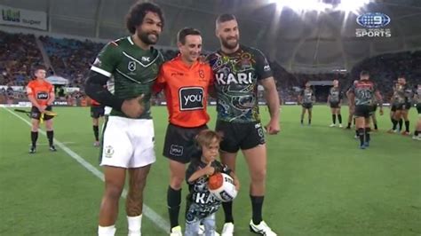 Nrl Quaden Bayles Leads Indigenous All Stars Onto Field At Gold