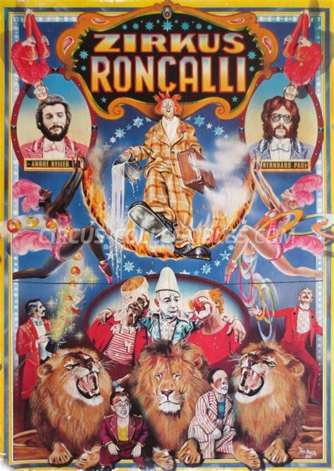 Circus Collectibles Poster Zirkus Roncalli