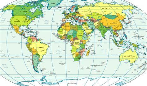 Dünya Dilsiz Haritası Ve Isimleri WRHS