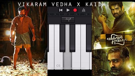 Vikram vedha superhit tamil hindi dubbed full movie | r. Vikram Vedha X Kaithi BGM | Easy Piano Tutorial | Piano ...