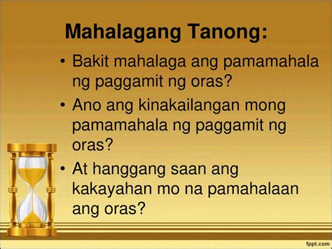 Bakit Mahalaga Ang Wastong Paggamit Ng Oras