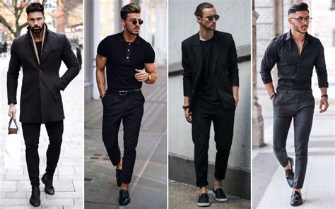 Buy Casual Black Male Outfits In Stock