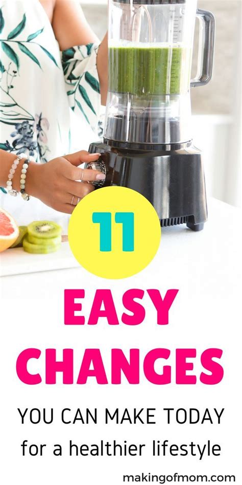 13 Simple Lifestyle Changes To Get Healthier Now Lifestyle Changes