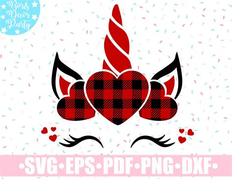 Download Unicorn SVG / Unicorn with Hearts SVG / Valentine's Day ...