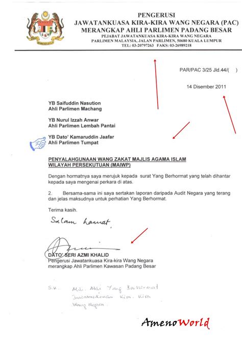 Surat penagihan pembayaran yang baik dan benar. PASPB: JAMIL KHIR KANTOI!!! Surat dari Jabatan Audit ...