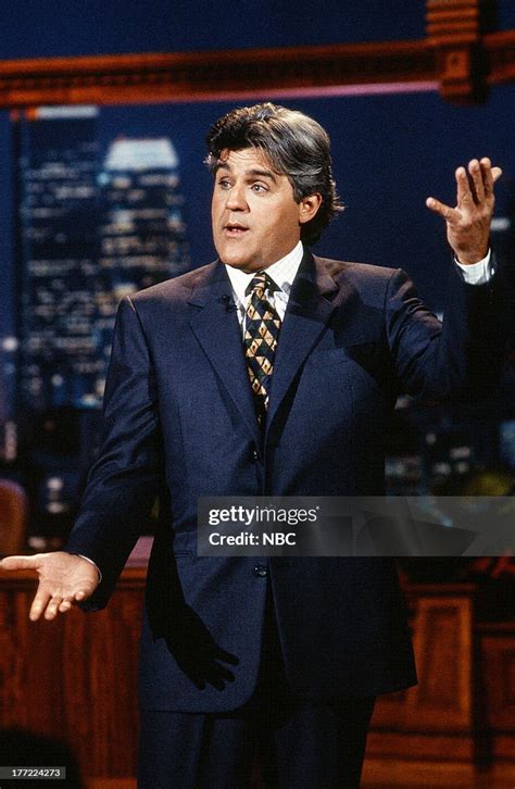 Host Jay Leno During The Monologue On October 3 1994 News Photo