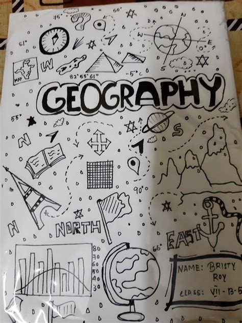 Geography Project Cover Page Idea Project Cover Page Geography