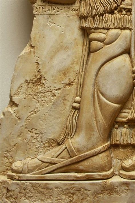 The Art Replica Of An Assyrian Eagle Headed God Nisroch Bas Relief
