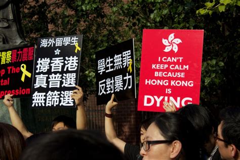 Nyc Protest Shows Solidarity With Hong Kong Pro Democracy Movement