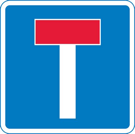 No Through Road Sign Theory Test