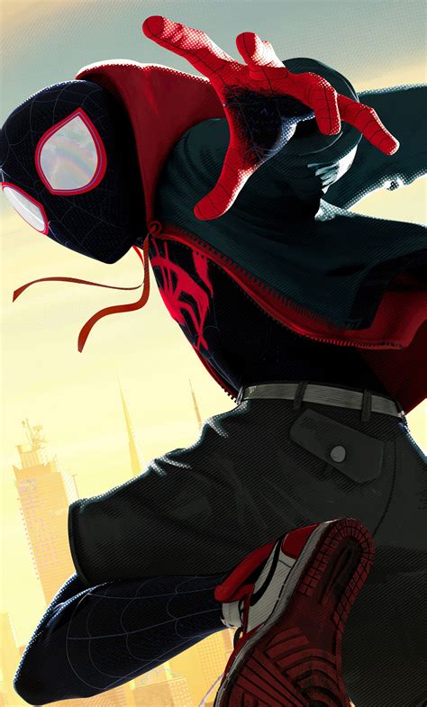 1280x2120 Spiderman Into The Spider Verse Movie Official Poster 5k