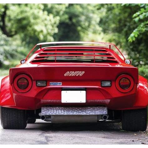 Lancia Stratos Hf Stradale Rear Styling Vintage Cars Super Cars Cars