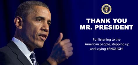 Thank You Barack Obama
