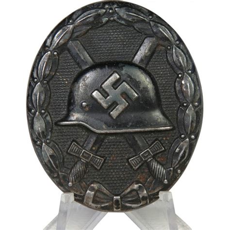 Ww2 German Black Class Wound Badge 1939 Hollow
