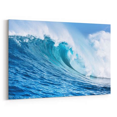 Ocean Wave Canvas Art Ocean Wave Wall Art Canvas Multiple Etsy