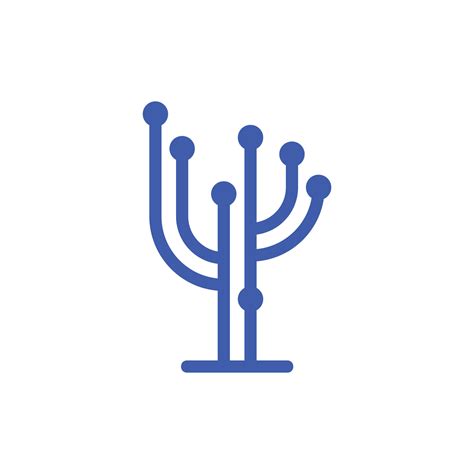 Cactus Tech Logo Design Technology Logo With Creative Cactus Concept