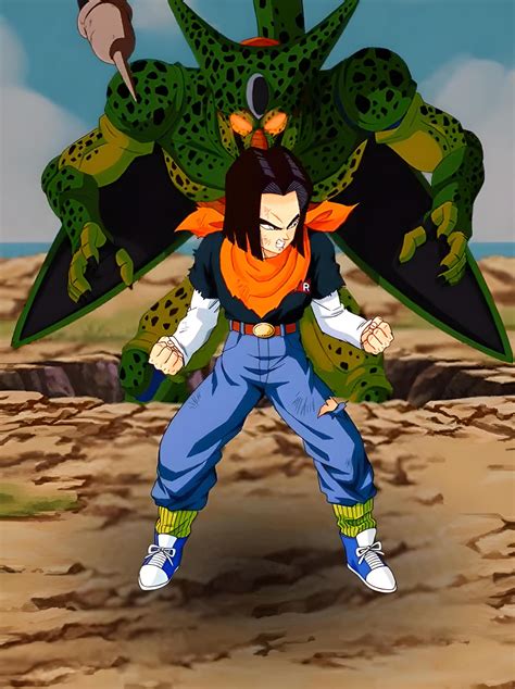 Cell 1st Form About To Absorb Android 17 By Johnny120588 On Deviantart