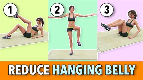 11 Simple Exercises To Reduce Hanging Belly Youtube