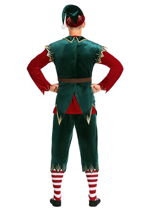 Adult Deluxe Holiday Elf Costume Christmas Costumes