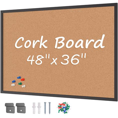 Buy Board2by Cork Board Bulletin Board 36 X 48 Black Wood Framed 4x3