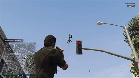 Grand Theft Auto V Dead Before He Hit The Ground Youtube
