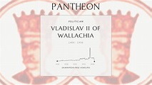 Vladislav II of Wallachia Biography - Voivode of Wallachia | Pantheon