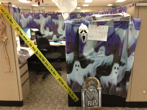 Make sure your invites, favors, and even water bottles all coordinate. 20 best Halloween Office Decor images on Pinterest