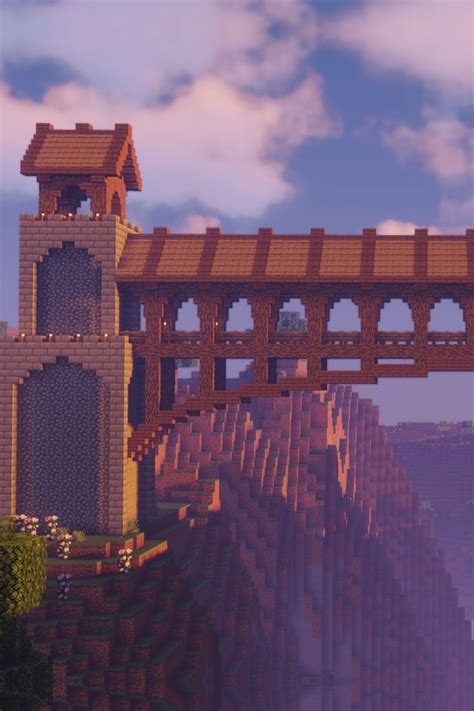 Minecraft Building Ideas Medieval Bridge Minecraft Architecture