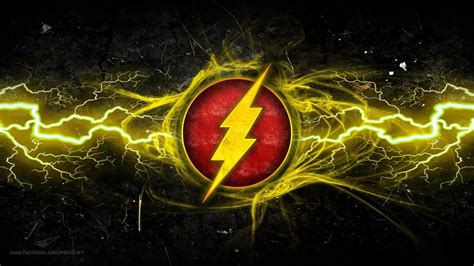Flash Logo With Lightning 1920x1080 Download Hd Wallpaper
