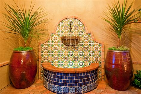 Design Notes Fountains Custom Homes Scottsdale Mexican Patio