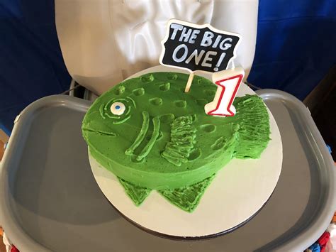 Fishing Birthday Party Smash Cake Smash Cake First Birthday Boy