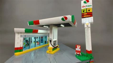 Lego Octan Gas Station In 2023 Lego Factory Lego Room Decor Lego