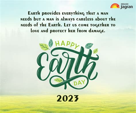 Happy Earth Day 2023 Greetings Wishes Sms Images Quotes Whatsapp