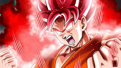 Goku Red Wallpapers Top Free Goku Red Backgrounds Wallpaperaccess