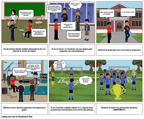 Historieta deportiva Storyboard ידי 607d368c