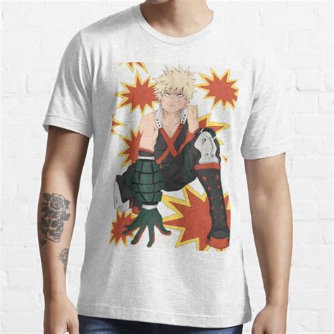 Bakugo Katsuki T Shirt For Sale By Mandydelfsart Redbubble