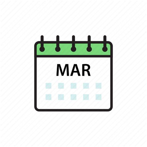 Calendar Mar March Month Icon