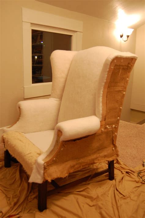 How To Reupholster A Wingback Chair Prodjects Reupholster Furniture